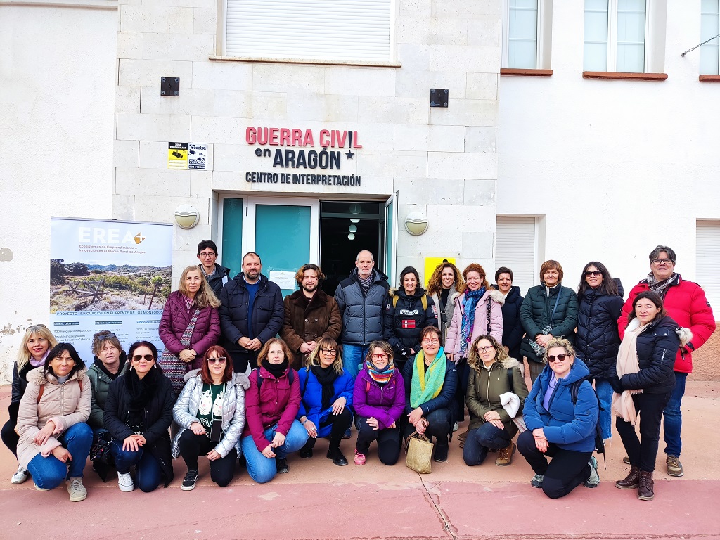 Visita profesional al Frente de  Monegros