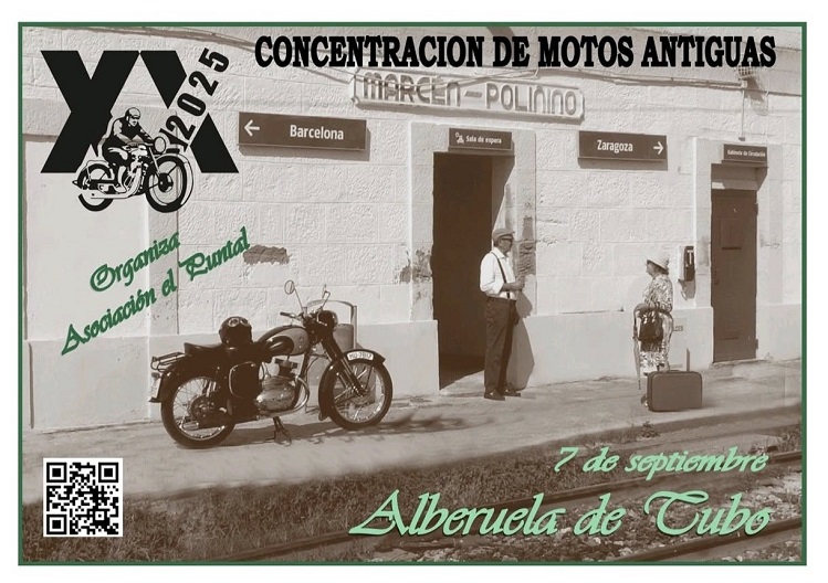 XX Concentración de motos antiguas de Alberuela de Tubo 