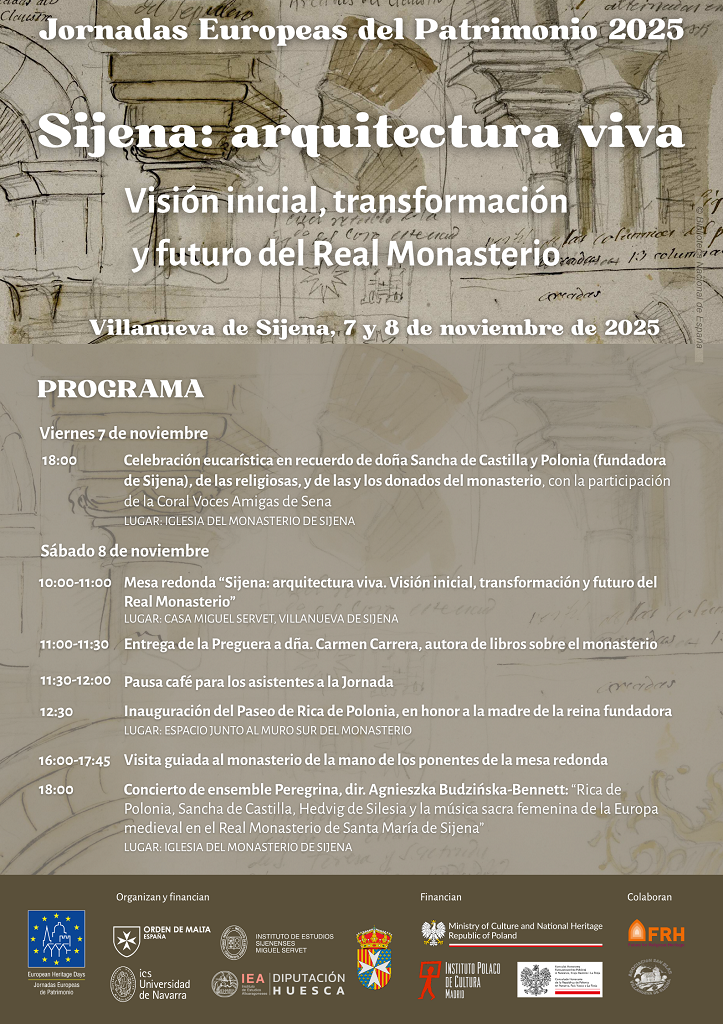 Jornadas Europeas del Patrimonio 2025. Sijena: arquitectura viva